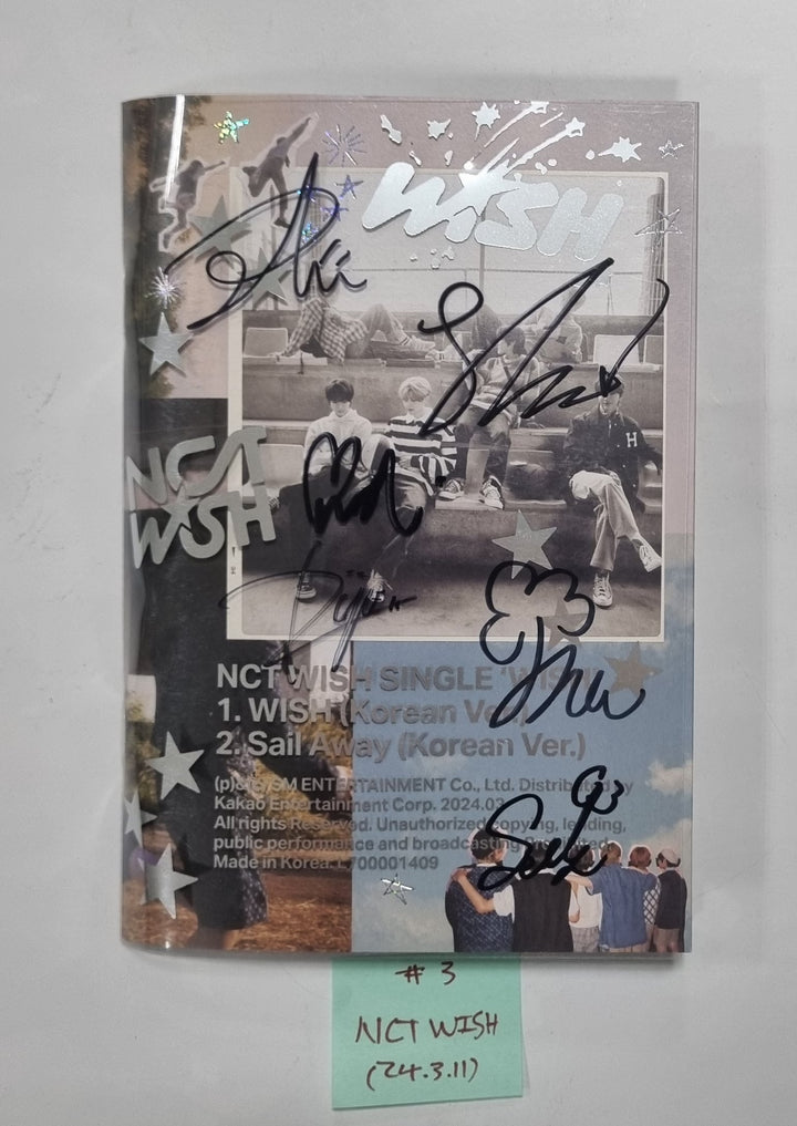 NCT Wish - Hand Autographed(Signed) Promo Album [24.3.11] - HALLYUSUPERSTORE