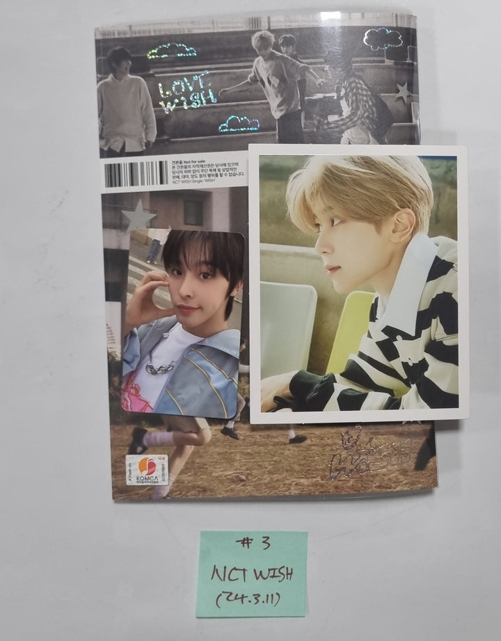 NCT Wish - Hand Autographed(Signed) Promo Album [24.3.11] - HALLYUSUPERSTORE