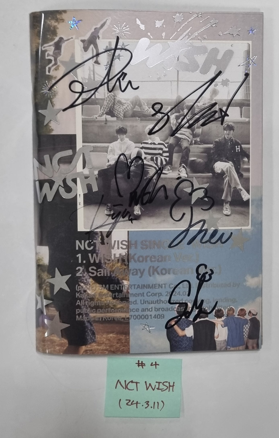 NCT Wish - Hand Autographed(Signed) Promo Album [24.3.11] - HALLYUSUPERSTORE