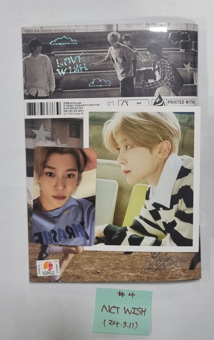 NCT Wish - Hand Autographed(Signed) Promo Album [24.3.11] - HALLYUSUPERSTORE
