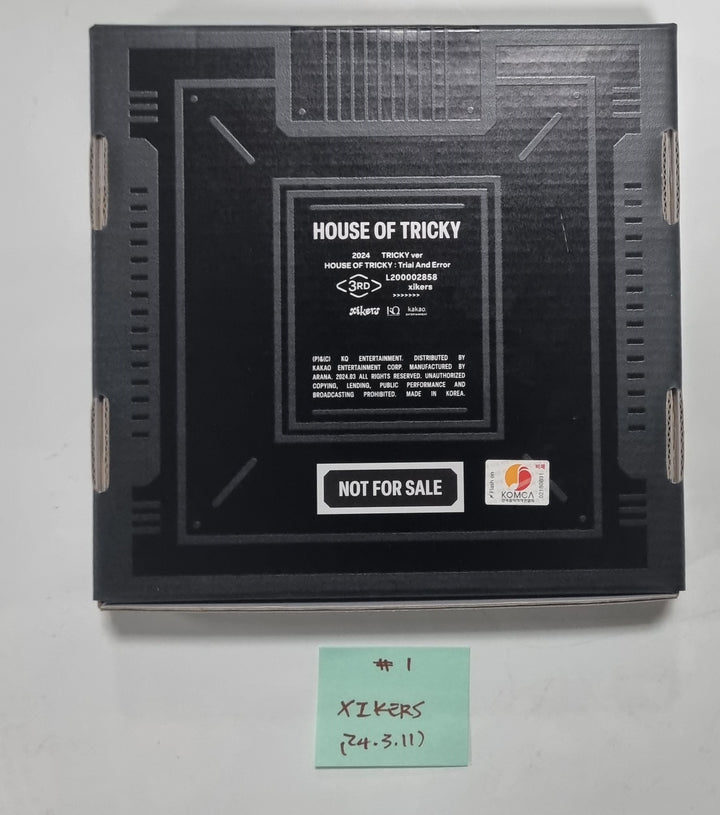 Xikers "HOUSE OF TRICKY : Trial And Error" - Hand Autographed(Signed) Promo Album [24.3.11] - HALLYUSUPERSTORE