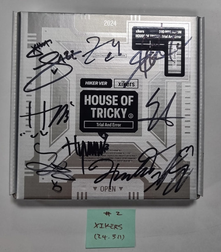 Xikers "HOUSE OF TRICKY : Trial And Error" - Hand Autographed(Signed) Promo Album [24.3.11] - HALLYUSUPERSTORE