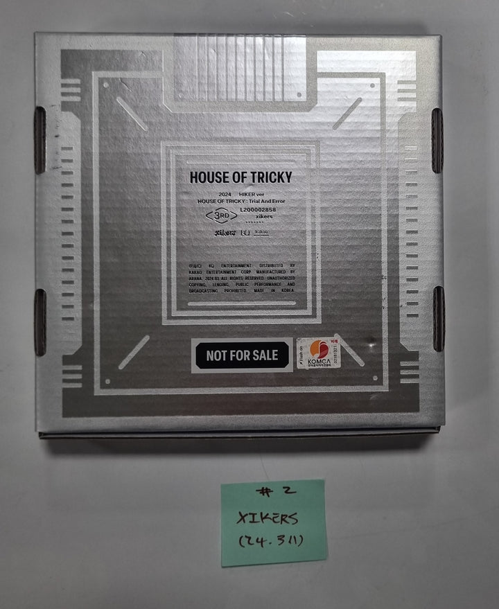 Xikers "HOUSE OF TRICKY : Trial And Error" - Hand Autographed(Signed) Promo Album [24.3.11] - HALLYUSUPERSTORE
