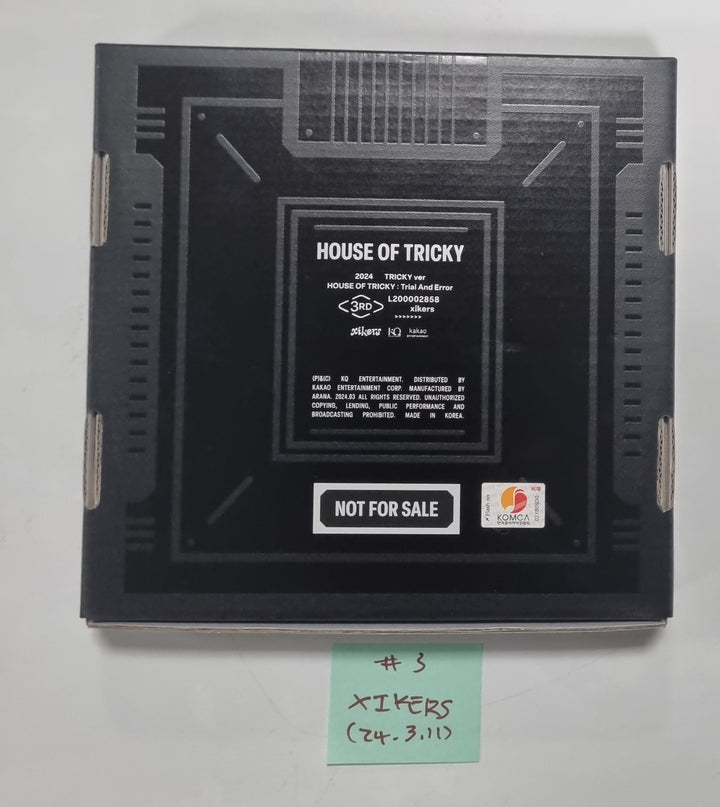 Xikers "HOUSE OF TRICKY : Trial And Error" - Hand Autographed(Signed) Promo Album [24.3.11] - HALLYUSUPERSTORE