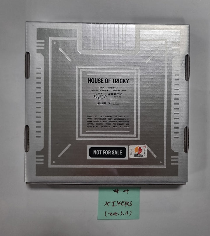 Xikers "HOUSE OF TRICKY : Trial And Error" - Hand Autographed(Signed) Promo Album [24.3.11] - HALLYUSUPERSTORE