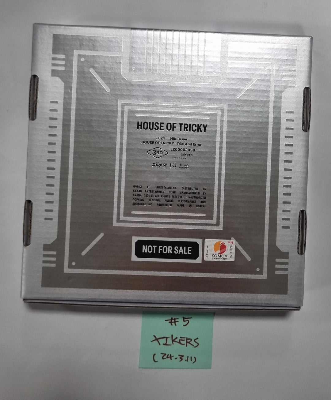 Xikers "HOUSE OF TRICKY : Trial And Error" - Hand Autographed(Signed) Promo Album [24.3.11] - HALLYUSUPERSTORE