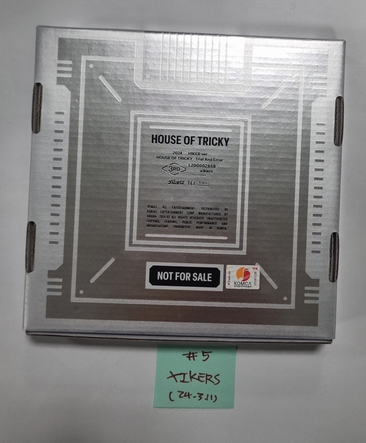 Xikers "HOUSE OF TRICKY : Trial And Error" - Hand Autographed(Signed) Promo Album [24.3.11] - HALLYUSUPERSTORE