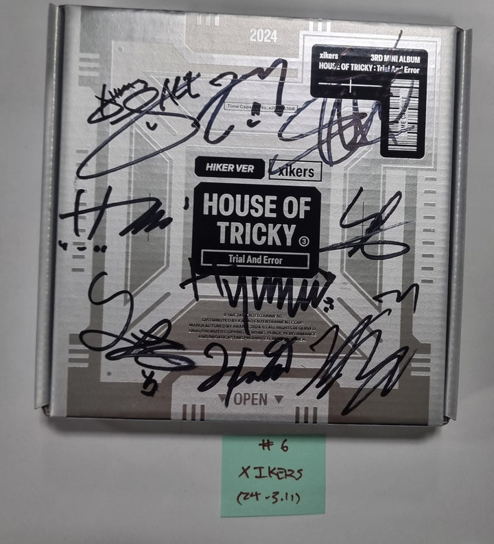 Xikers "HOUSE OF TRICKY : Trial And Error" - Hand Autographed(Signed) Promo Album [24.3.11] - HALLYUSUPERSTORE