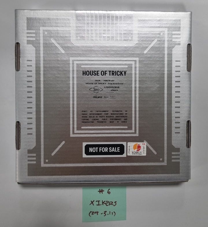 Xikers "HOUSE OF TRICKY : Trial And Error" - Hand Autographed(Signed) Promo Album [24.3.11] - HALLYUSUPERSTORE