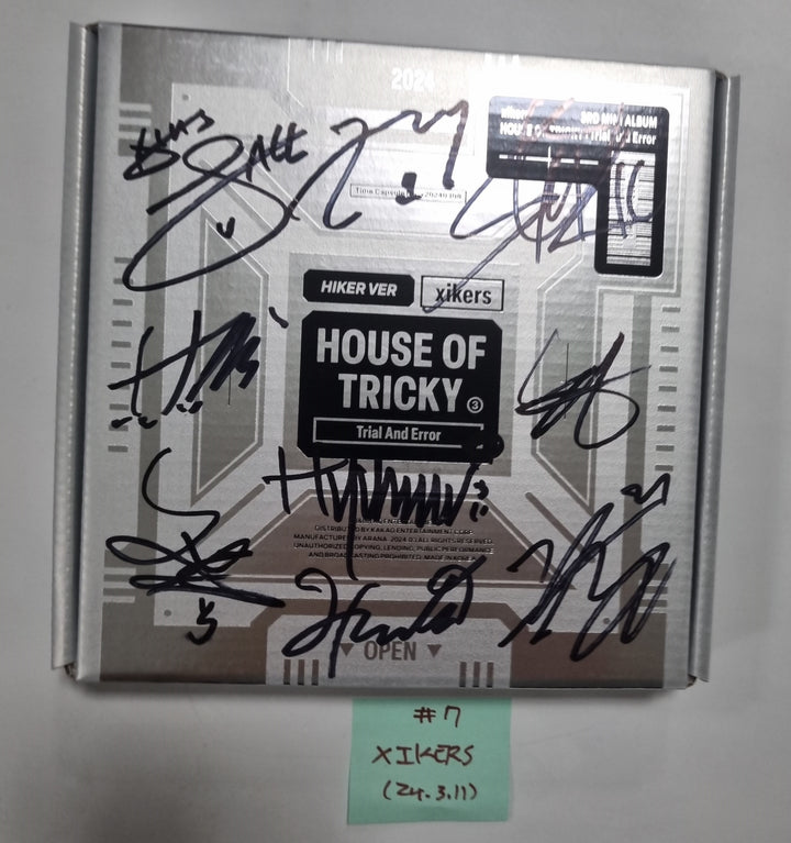 Xikers "HOUSE OF TRICKY : Trial And Error" - Hand Autographed(Signed) Promo Album [24.3.11] - HALLYUSUPERSTORE