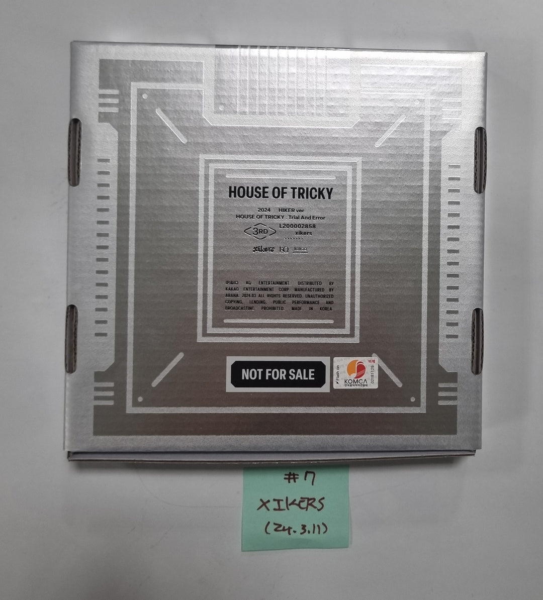 Xikers "HOUSE OF TRICKY : Trial And Error" - Hand Autographed(Signed) Promo Album [24.3.11] - HALLYUSUPERSTORE