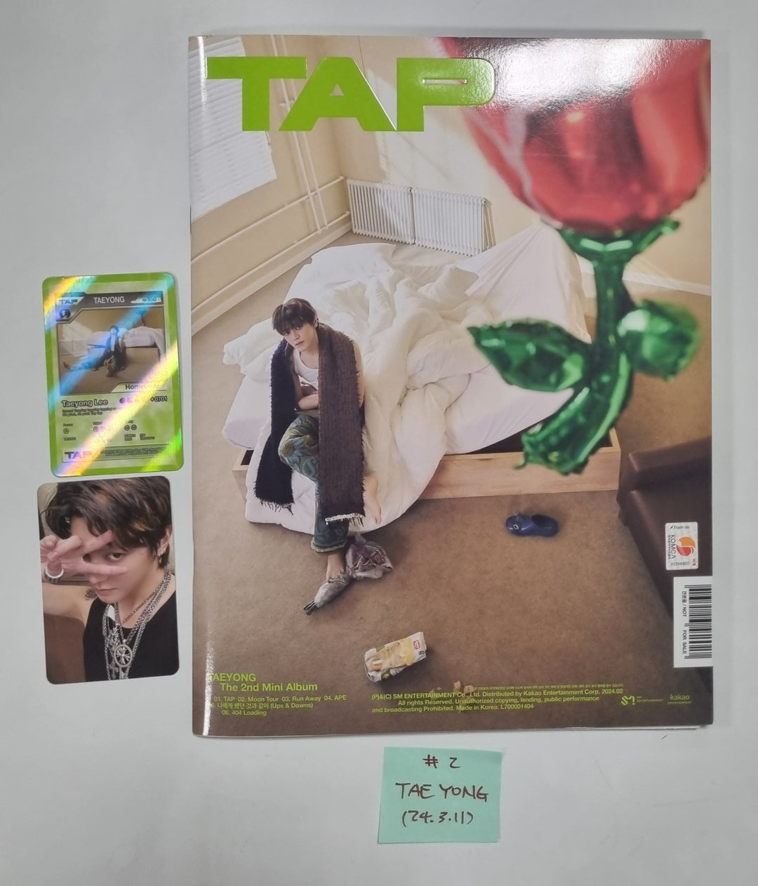 TAEYONG "TAP" - Hand Autographed(Signed) Promo Album [24.3.11] - HALLYUSUPERSTORE