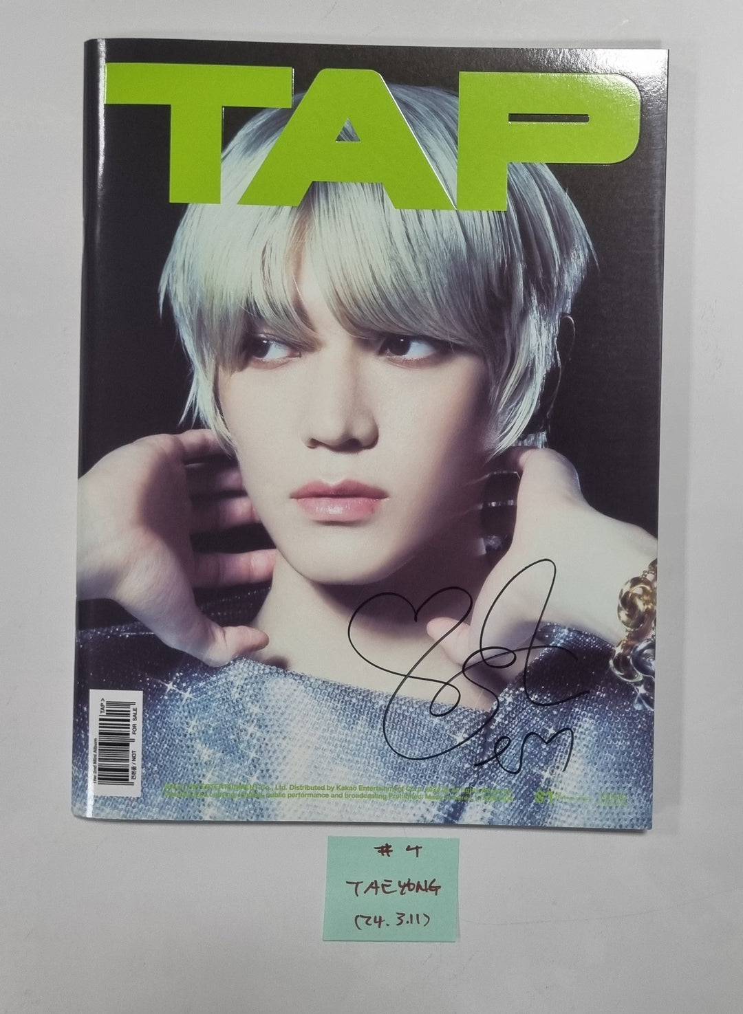 TAEYONG "TAP" - Hand Autographed(Signed) Promo Album [24.3.11] - HALLYUSUPERSTORE