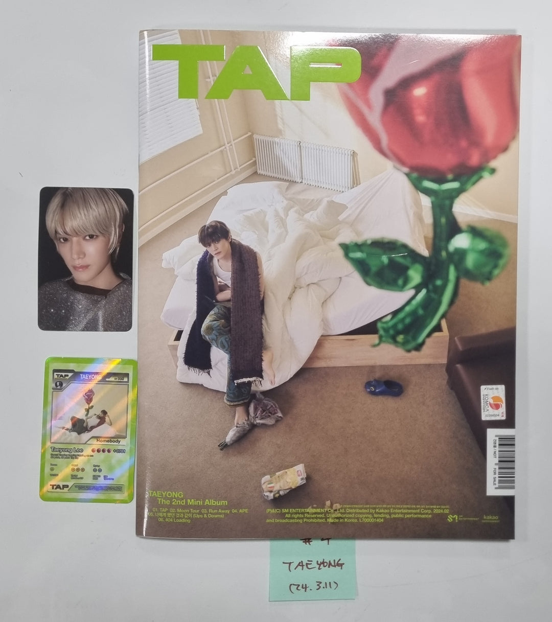 TAEYONG "TAP" - Hand Autographed(Signed) Promo Album [24.3.11] - HALLYUSUPERSTORE