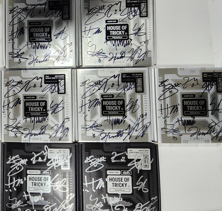 Xikers "HOUSE OF TRICKY : Trial And Error" - Hand Autographed(Signed) Promo Album [24.3.11] - HALLYUSUPERSTORE