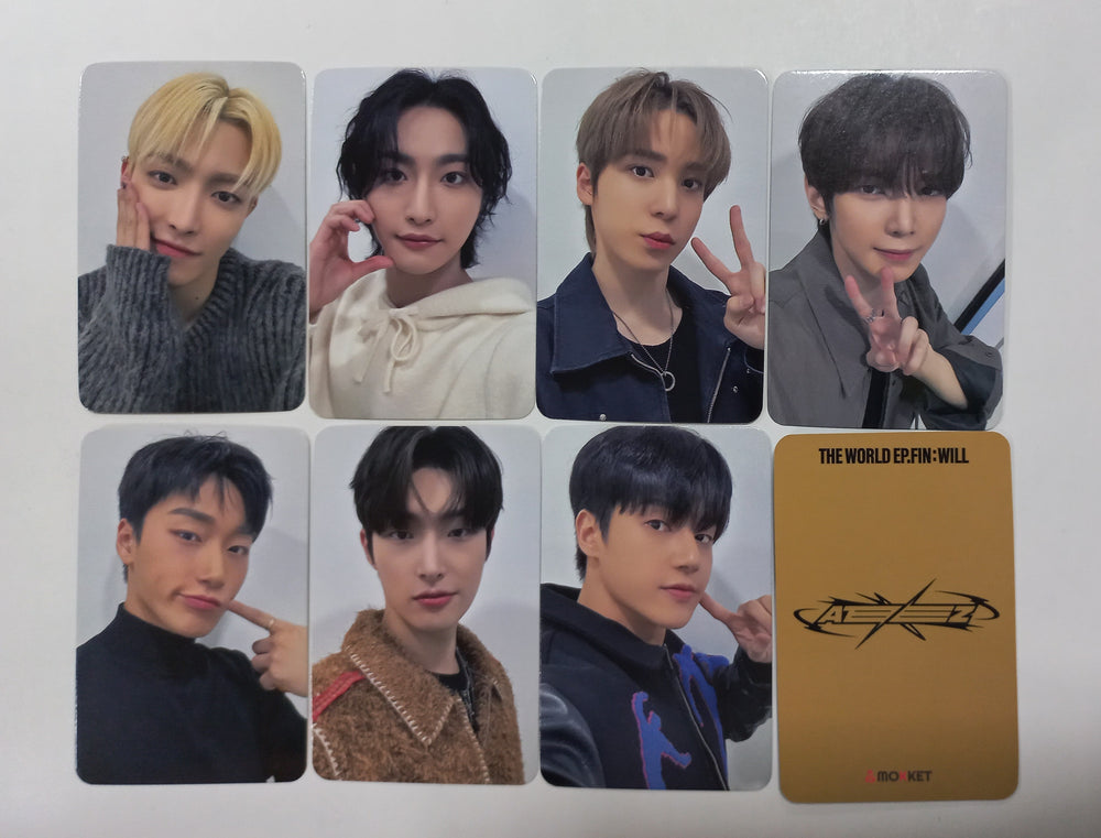 Ateez "The World Ep.Fin : Will" - Mokket Shop Fansign Event Photocard Round 3 [24.3.14] - HALLYUSUPERSTORE
