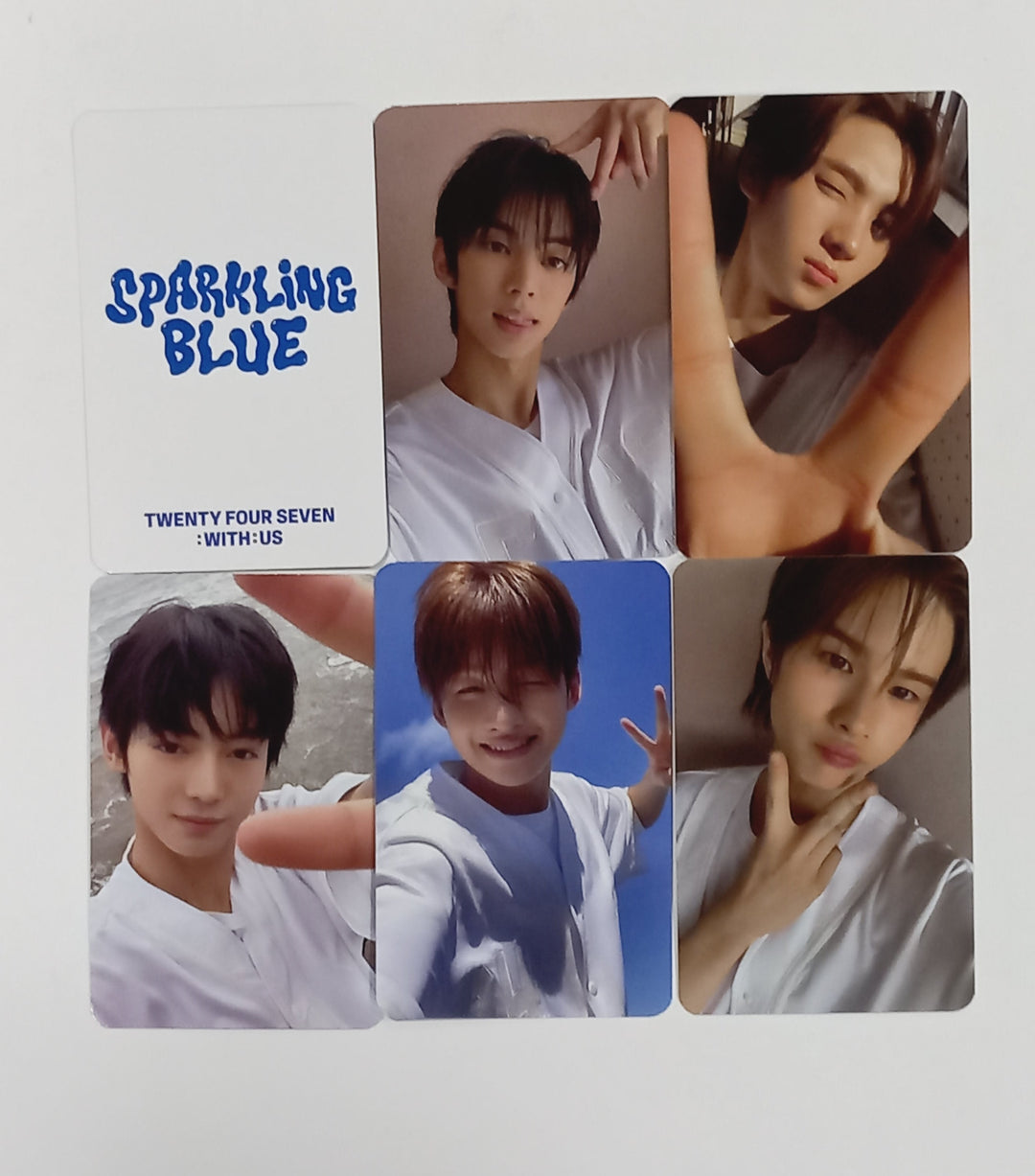 TWS "Sparkling Blue" 1st Mini -   Beat Road Fansign Event Photocard [24.3.15] - HALLYUSUPERSTORE