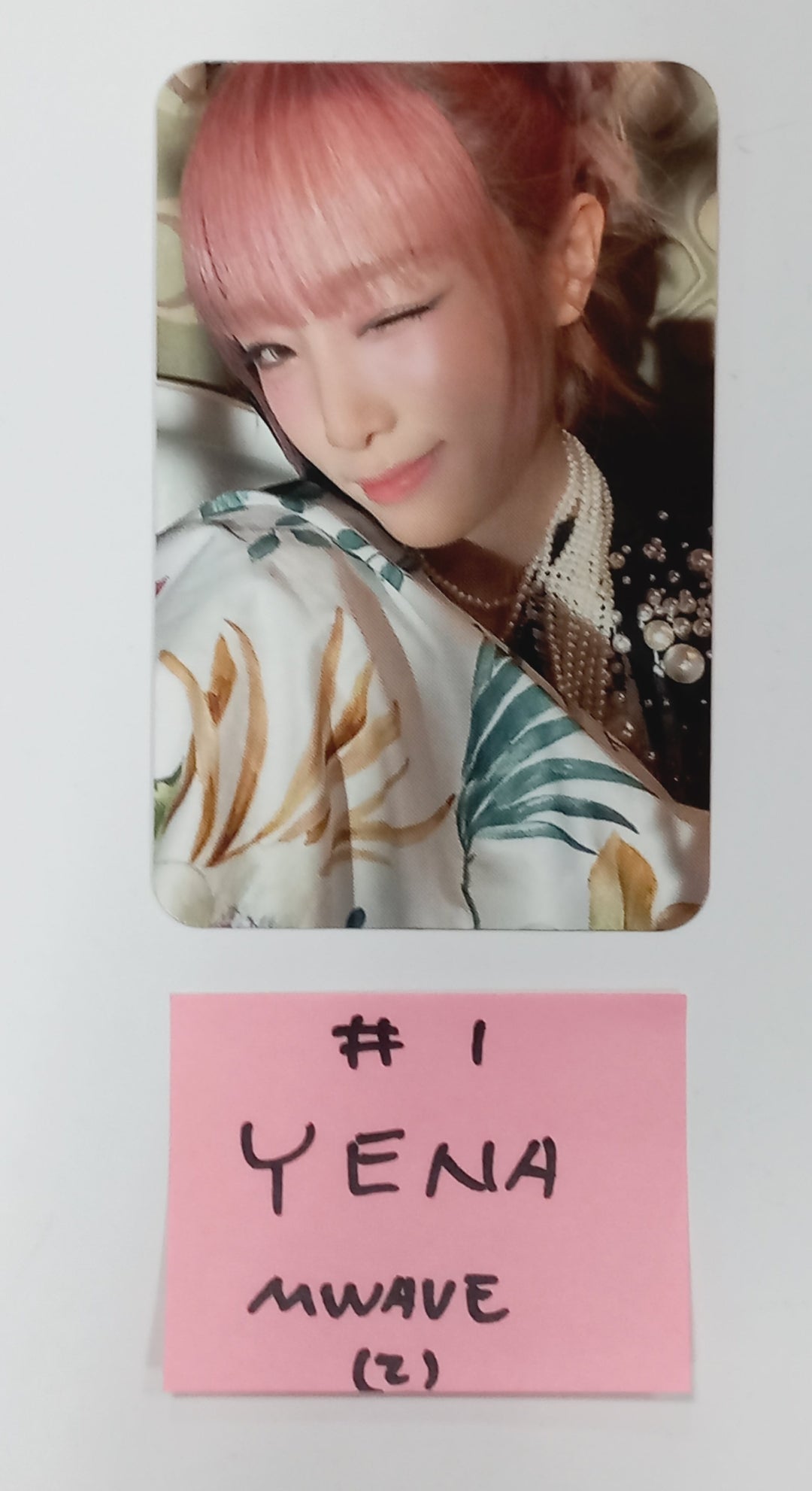 YENA "Good Morning" - MWave Signed Album Event Photocard [24.3.15] - HALLYUSUPERSTORE