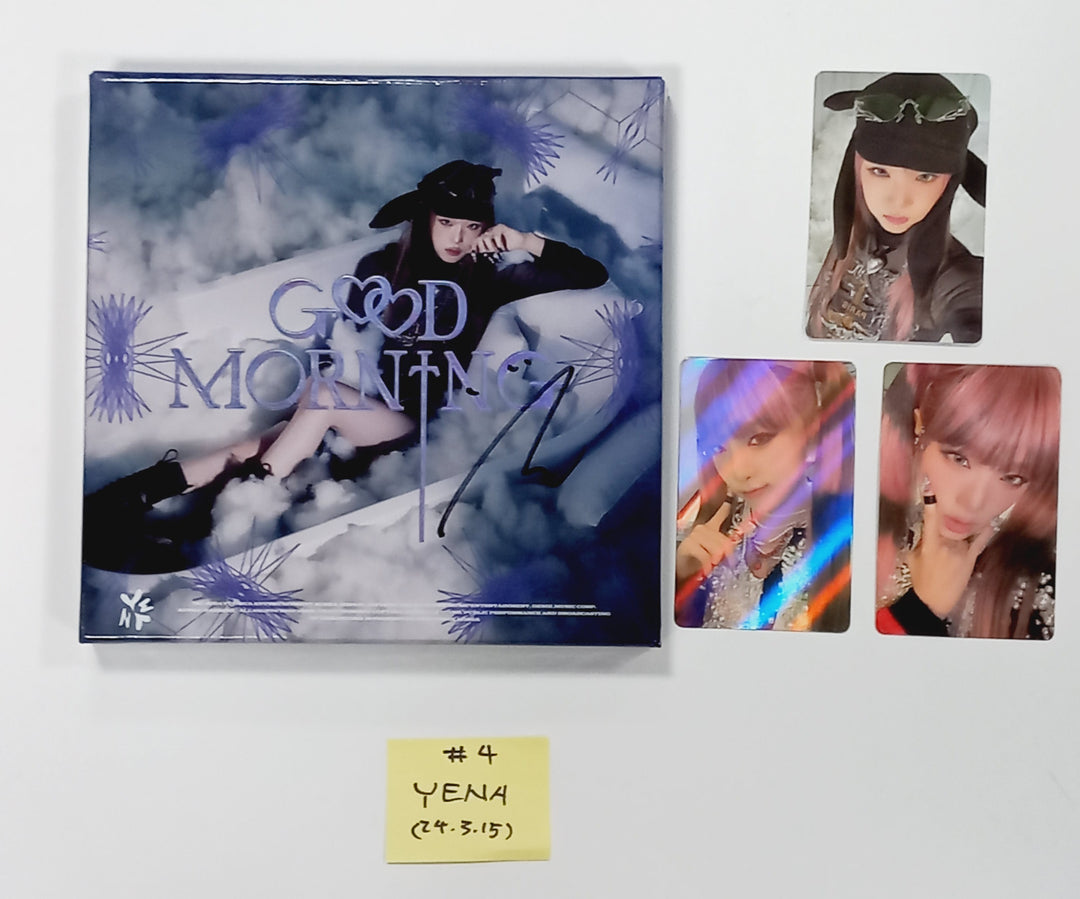 Yena "Good Morning" 3rd Mini - MWave Signed Album Event Album [24.3.15] - HALLYUSUPERSTORE