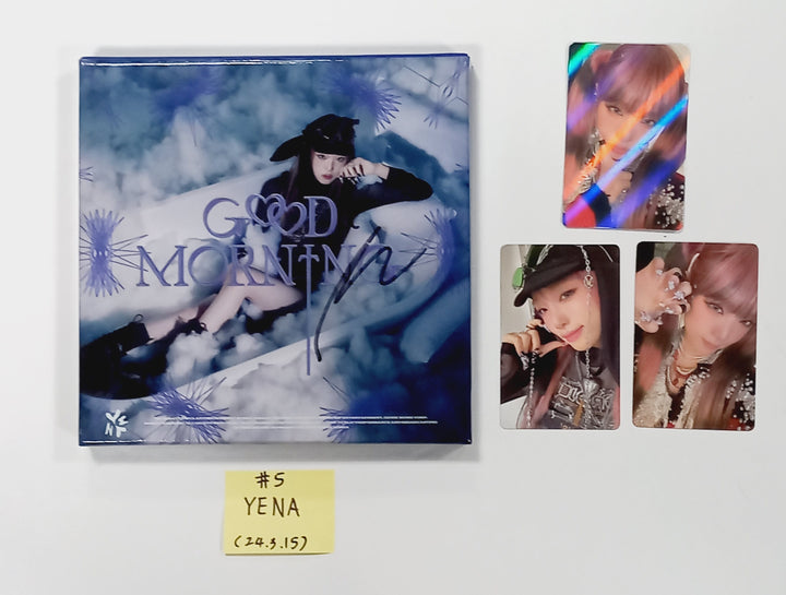 Yena "Good Morning" 3rd Mini - MWave Signed Album Event Album [24.3.15] - HALLYUSUPERSTORE