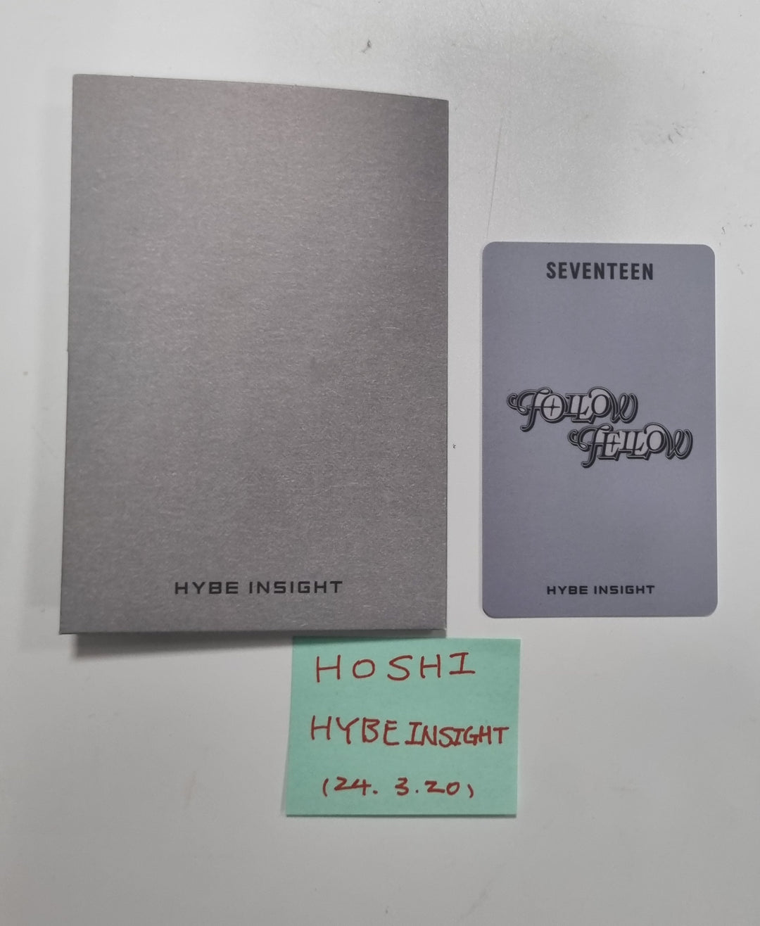 HOSHI (Of Seventeen) - Hybe Insight "Follow Fellow" Exhibition Ticket PVC Photocard [24.3.20] - HALLYUSUPERSTORE