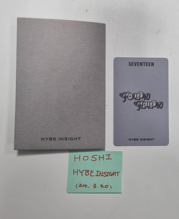 HOSHI (Of Seventeen) - Hybe Insight "Follow Fellow" Exhibition Ticket PVC Photocard [24.3.20] - HALLYUSUPERSTORE