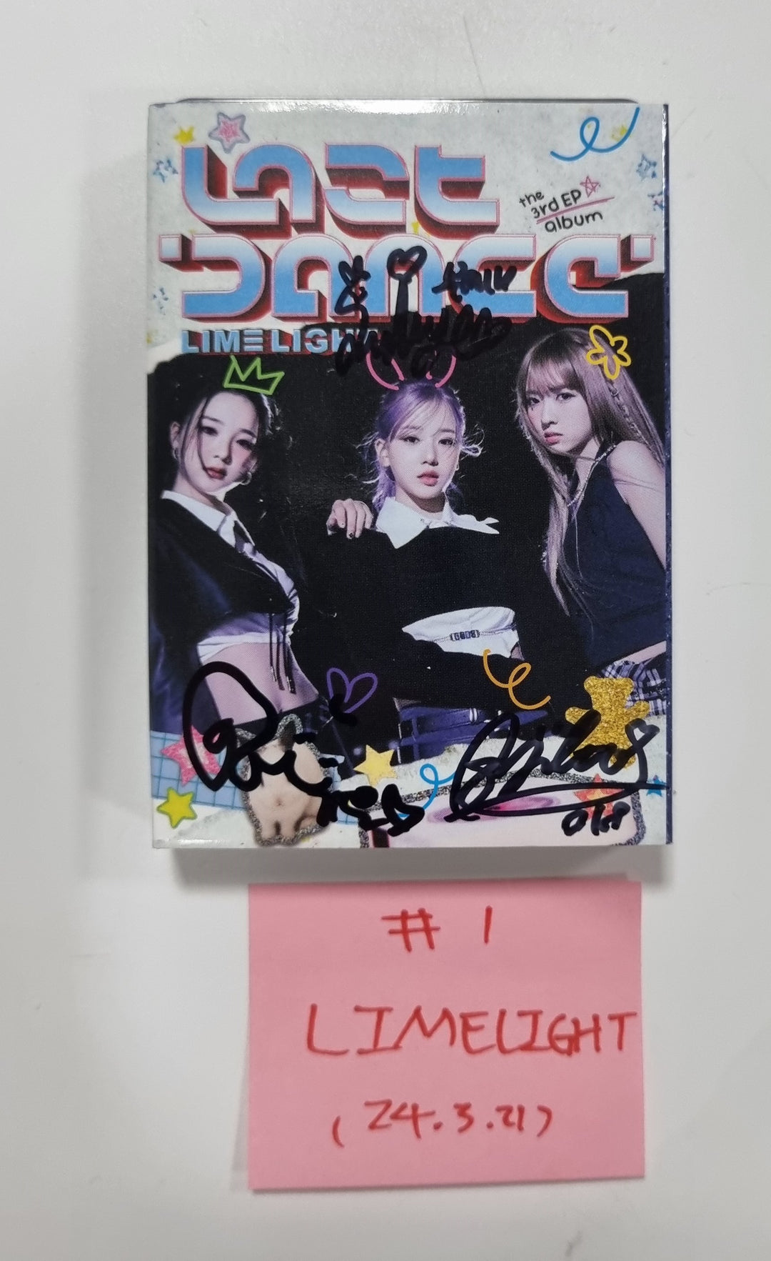 LIMELIGHT "Last Dance" - Hand Autographed(Signed) Album [24.3.21] - HALLYUSUPERSTORE