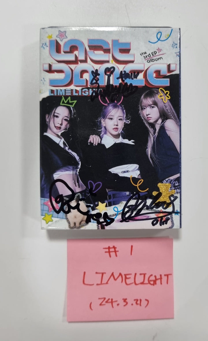 LIMELIGHT "Last Dance" - Hand Autographed(Signed) Album [24.3.21] - HALLYUSUPERSTORE