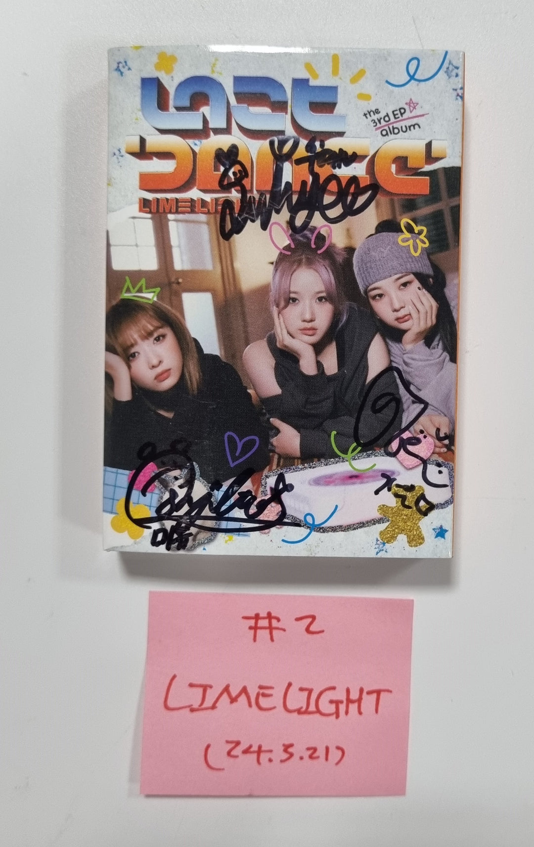 LIMELIGHT "Last Dance" - Hand Autographed(Signed) Album [24.3.21] - HALLYUSUPERSTORE