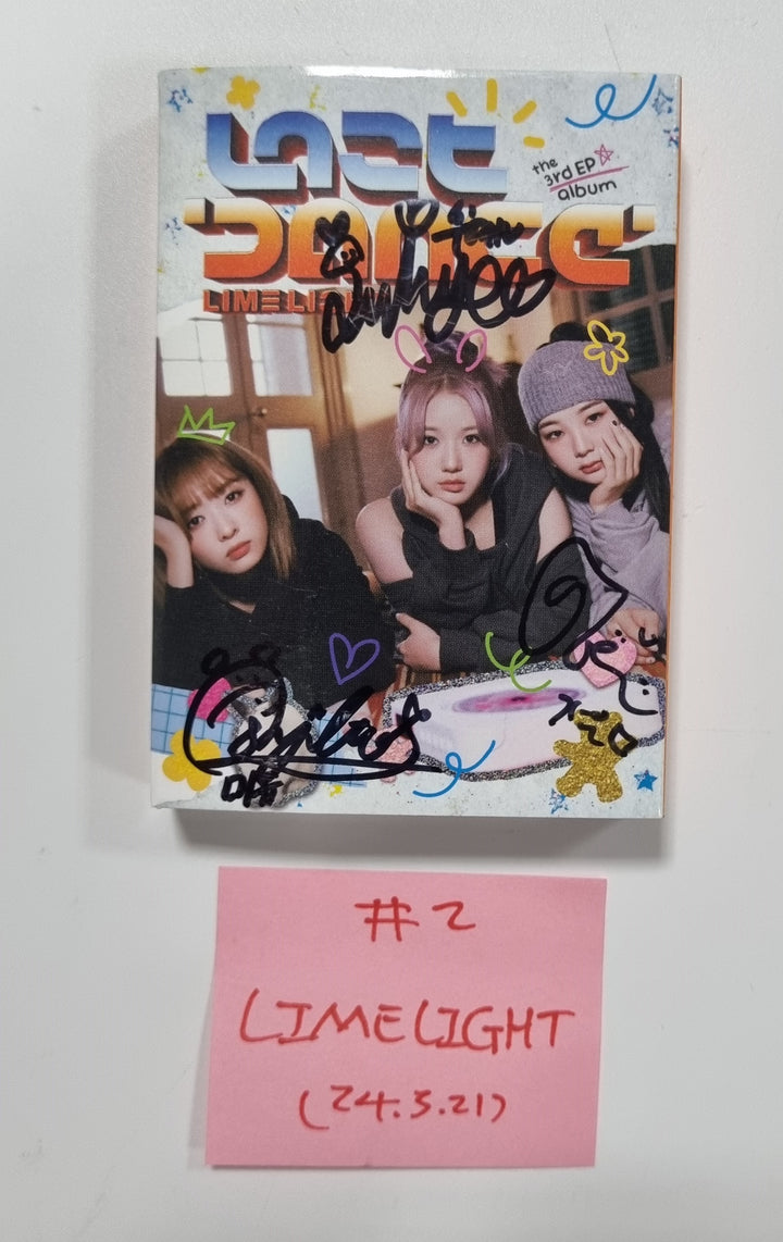 LIMELIGHT "Last Dance" - Hand Autographed(Signed) Album [24.3.21] - HALLYUSUPERSTORE
