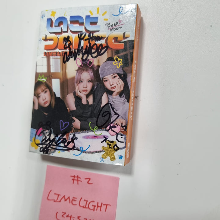 LIMELIGHT "Last Dance" - Hand Autographed(Signed) Album [24.3.21] - HALLYUSUPERSTORE