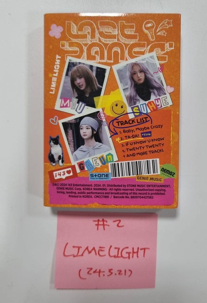 LIMELIGHT "Last Dance" - Hand Autographed(Signed) Album [24.3.21] - HALLYUSUPERSTORE