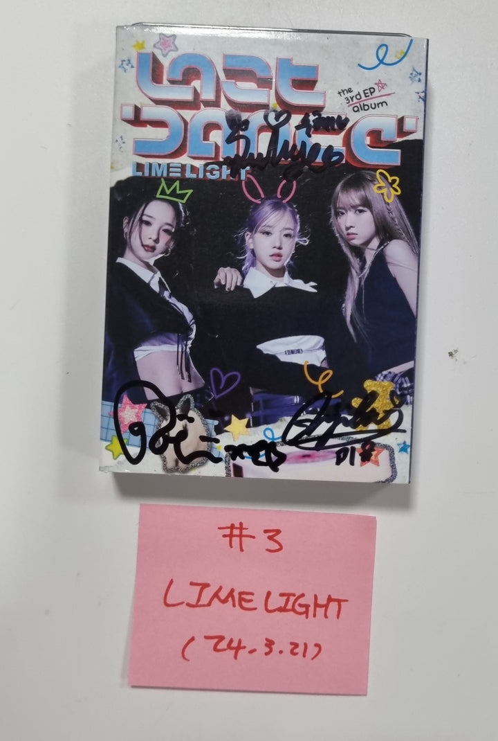 LIMELIGHT "Last Dance" - Hand Autographed(Signed) Album [24.3.21] - HALLYUSUPERSTORE