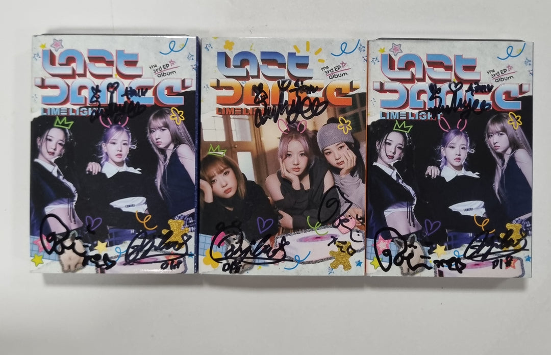 LIMELIGHT "Last Dance" - Hand Autographed(Signed) Album [24.3.21] - HALLYUSUPERSTORE