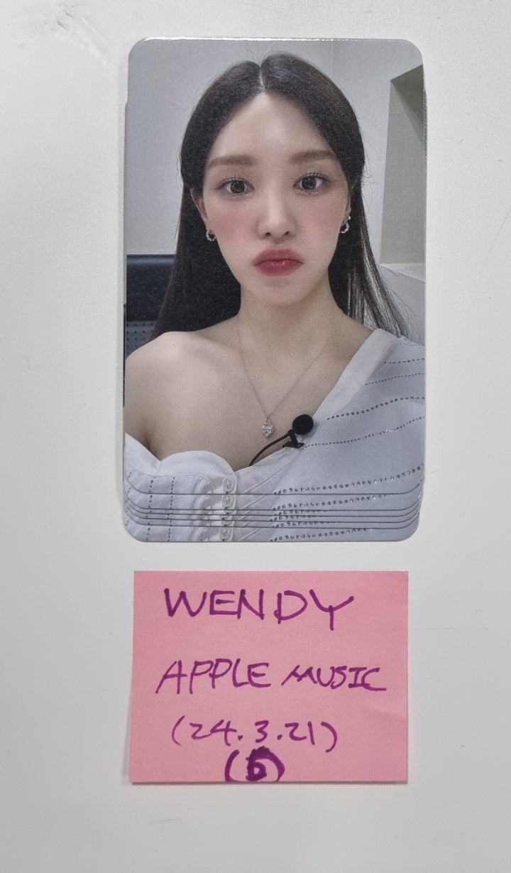 Wendy (Of Red Velvet) "Wish You Hell" - Apple Music Pre-Order Benefit Photocard [24.3.21] - HALLYUSUPERSTORE