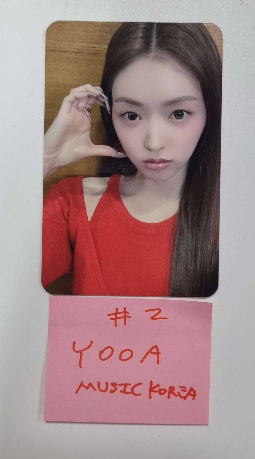 YOOA (Of Oh My Girl) "Borderline" - Music Korea Pre-Order Benefit Photocard [Kit Ver.] [24.3.21] - HALLYUSUPERSTORE