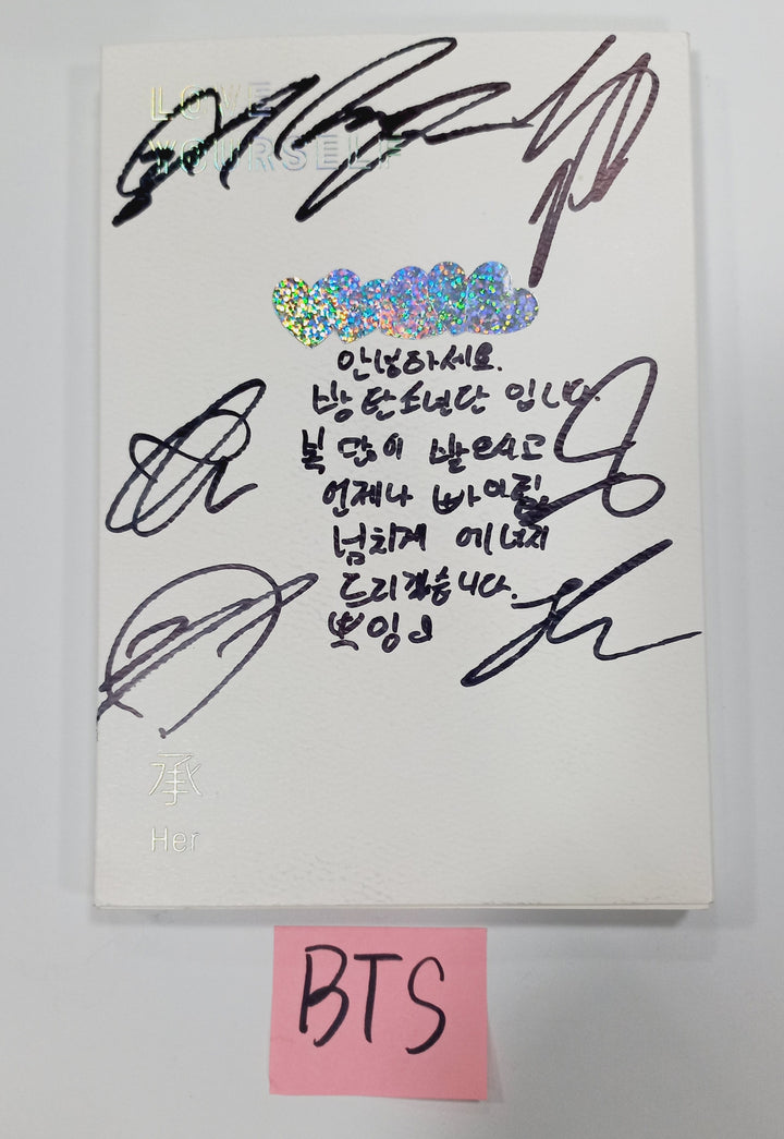 BTS - Hand Autographed(Signed) Promo Album [24.3.21] - HALLYUSUPERSTORE