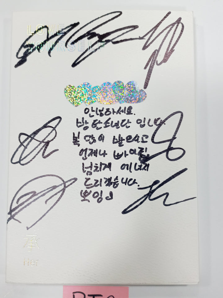 BTS - Hand Autographed(Signed) Promo Album [24.3.21] - HALLYUSUPERSTORE