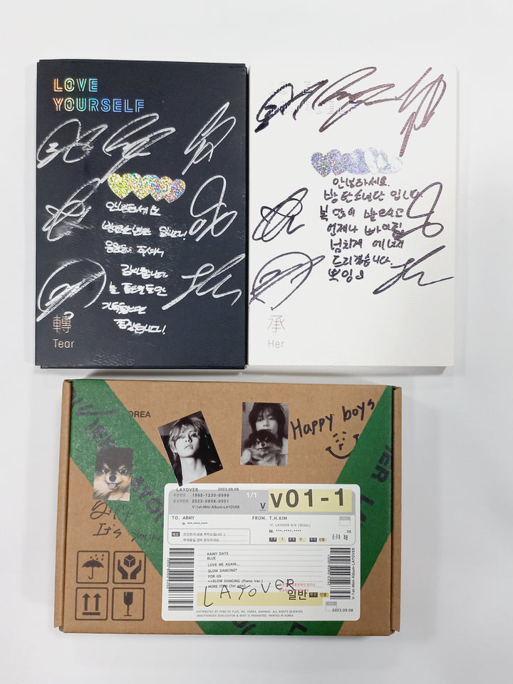 BTS - Hand Autographed(Signed) Promo Album [24.3.21] - HALLYUSUPERSTORE