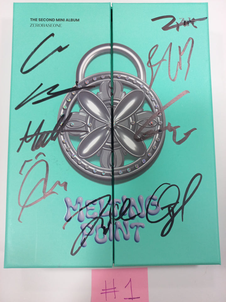 ZEROBASEONE (ZB1) - Hand Autographed(Signed) Promo Album [24.3.21] - HALLYUSUPERSTORE