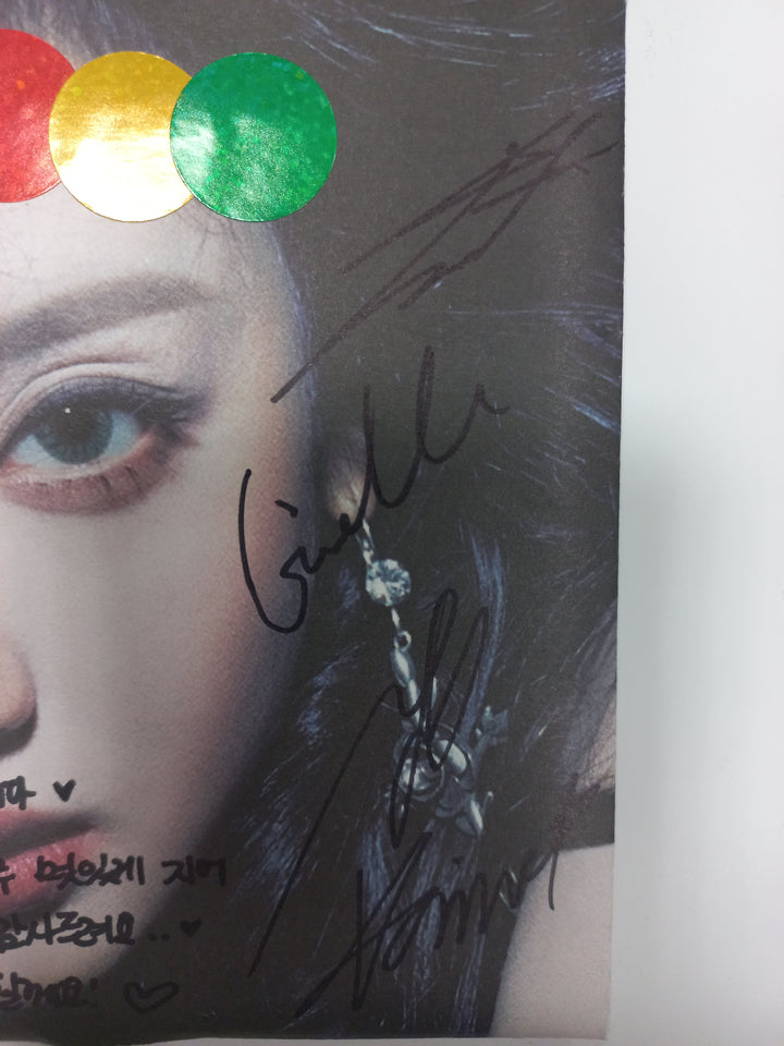 Aespa, IVE - Hand Autographed(Signed) Promo Album [24.3.21] (Restocked 3/22) - HALLYUSUPERSTORE