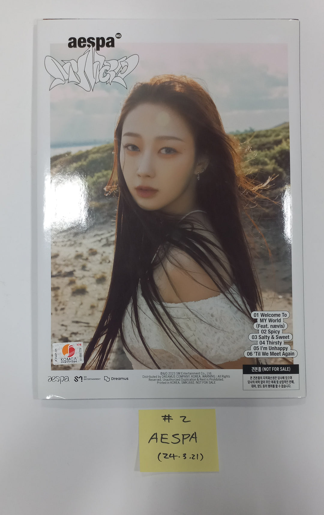Aespa, IVE - Hand Autographed(Signed) Promo Album [24.3.21] (Restocked 3/22) - HALLYUSUPERSTORE