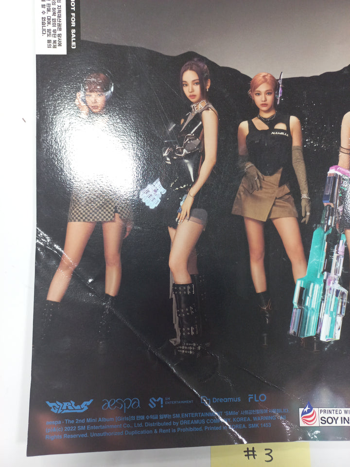 Aespa, IVE - Hand Autographed(Signed) Promo Album [24.3.21] (Restocked 3/22) - HALLYUSUPERSTORE