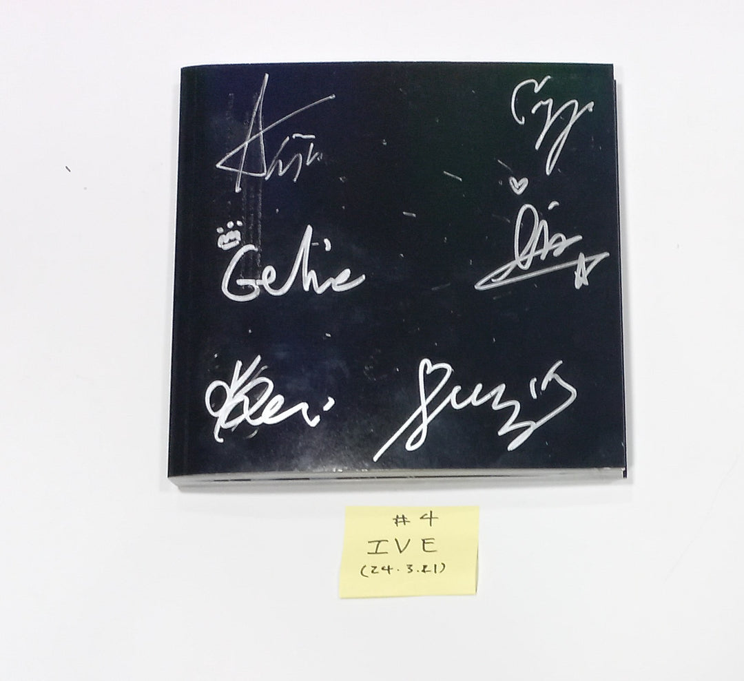 Aespa, IVE - Hand Autographed(Signed) Promo Album [24.3.21] (Restocked 3/22) - HALLYUSUPERSTORE