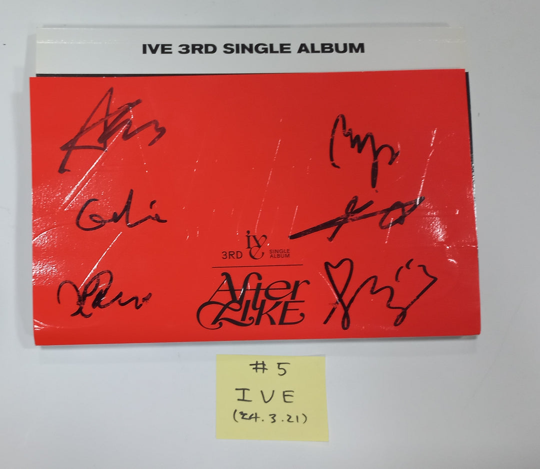 Aespa, IVE - Hand Autographed(Signed) Promo Album [24.3.21] (Restocked 3/22) - HALLYUSUPERSTORE
