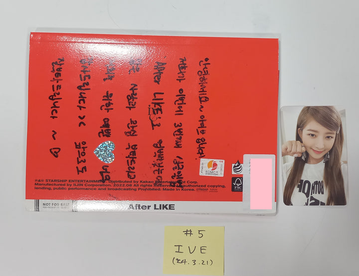 Aespa, IVE - Hand Autographed(Signed) Promo Album [24.3.21] (Restocked 3/22) - HALLYUSUPERSTORE