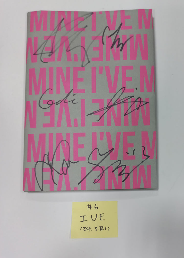 Aespa, IVE - Hand Autographed(Signed) Promo Album [24.3.21] (Restocked 3/22) - HALLYUSUPERSTORE