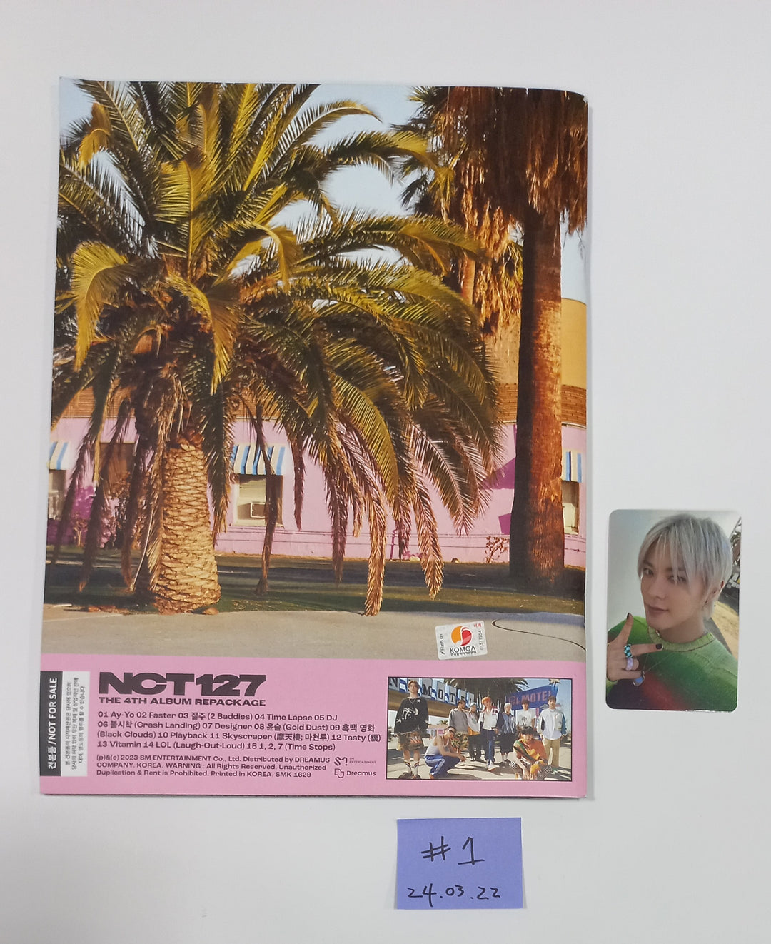 Nct, Nct 127, Nct Dream, WayV - Hand Autographed(Signed) Promo Album [24.3.22] - HALLYUSUPERSTORE