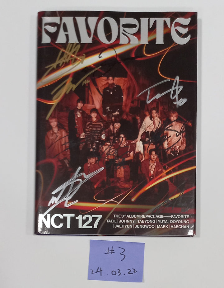 Nct, Nct 127, Nct Dream, WayV - Hand Autographed(Signed) Promo Album [24.3.22] - HALLYUSUPERSTORE
