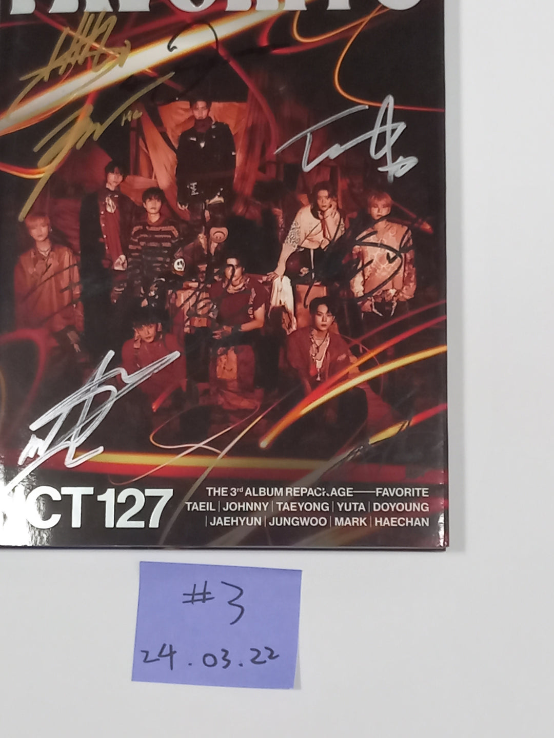 Nct, Nct 127, Nct Dream, WayV - Hand Autographed(Signed) Promo Album [24.3.22] - HALLYUSUPERSTORE